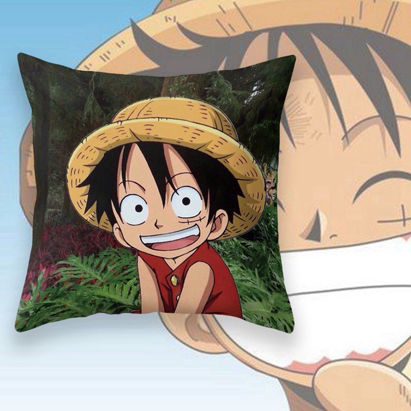 Vỏ Gối In Hình Nhân Vật Luffy Trong One Piece