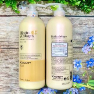 ⚡FreeShip⚡ Cặp Dầu Gội Xả  BIOTIN & COLLAGEN VÀNG- Ngăn Ngừa Rụng Tóc-Phục Hồi Hư Tổn-Siêu Mềm Mượt