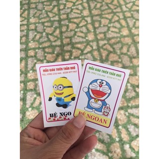 BÉ NGOAN IN TÊN TRƯỜNG 1000 phiếu