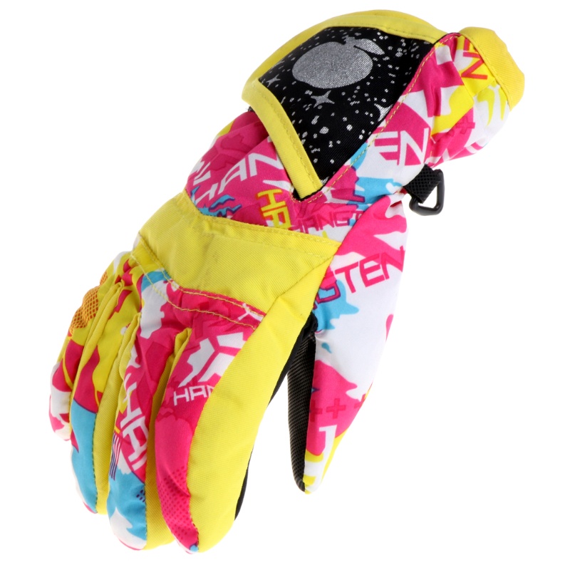 Găng Tay Chống Gió Chống Thấm Nước Dùng Trượt Tuyết Mùa Đông Cho Trẻ Em