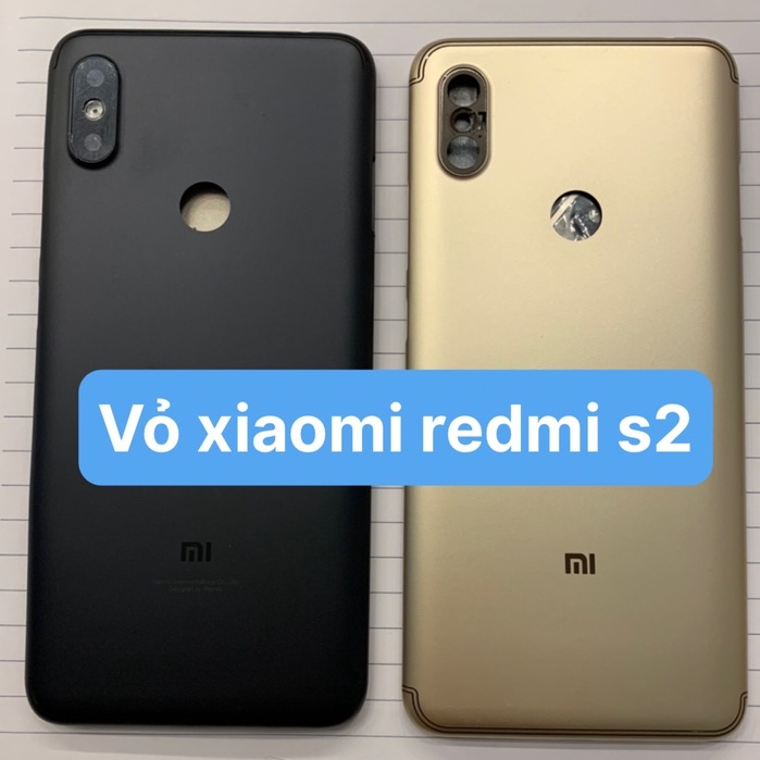 Bộ vỏ Xiaomi Redmi S2 - (gồm lưng,sườn,phím bấm và kính camera)