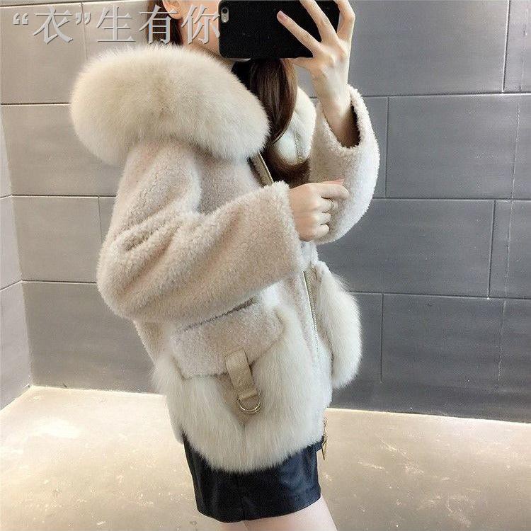 ❐﹍▬9.28▥▤✉Áo Khoác Lông Cừu Có Mũ Trùm Thời Trang Mùa Đông 2020 Dành Cho Nữ | BigBuy360 - bigbuy360.vn