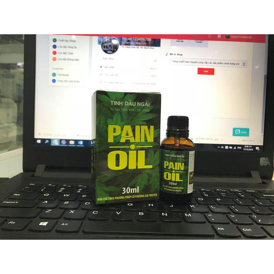 Tinh dầu ngải PAIN OIL (chai 30ml)