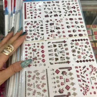 Stic hoạ tiết 3d siêu đẹp dễ làm chỉ cần lấy ra dán lên mình, bóng là xòn 45k/ tấm to