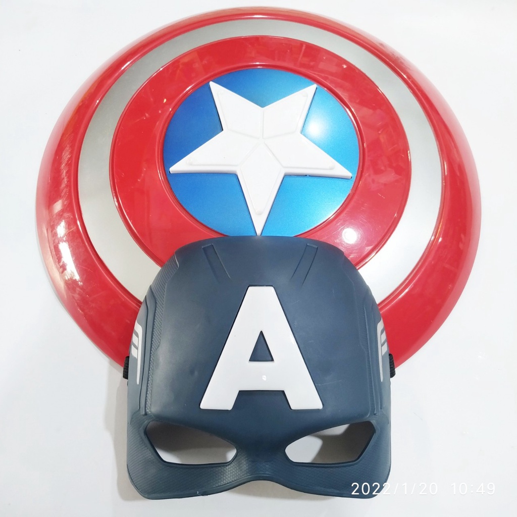 Đồ Chơi Khiên và Mặt Nạ Đội Trưởng Mỹ Captain America Mẫu Mới