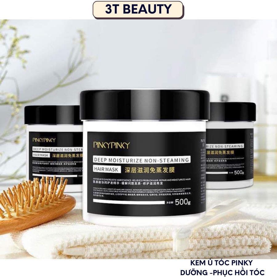 Kem ủ tóc Pinky dưỡng tóc và phục hồi tóc hư tổn giảm gãy rụng PVN3709