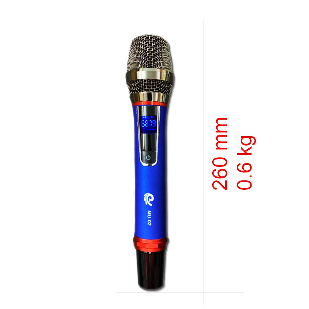 Micro Karaoke Không Dây - Micro Đa Năng Chuyên MU02 - Dành Dành Cho Mọi Loa Kéo, Âm Ly - Tần Số 50, Hát Nhẹ Và Êm