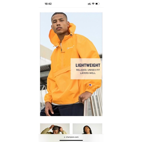 Áo khoác gió unisex Champ dư xịn khoá zip  BIGSIZE