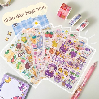 Miếng Dán Trang Trí Sổ Tay Thiết Kế Dễ Thương Sáng Tạo