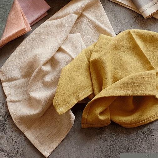 Khăn Ăn Bàn Vải Lanh Cotton Placemat Nhà Bếp Khăn Trà Thấm Hút Món Ăn Khăn Lau
