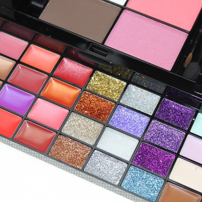 Set Box 74 Color Makeup Kits Eyeshadow Lipstick Glitter | BigBuy360 - bigbuy360.vn