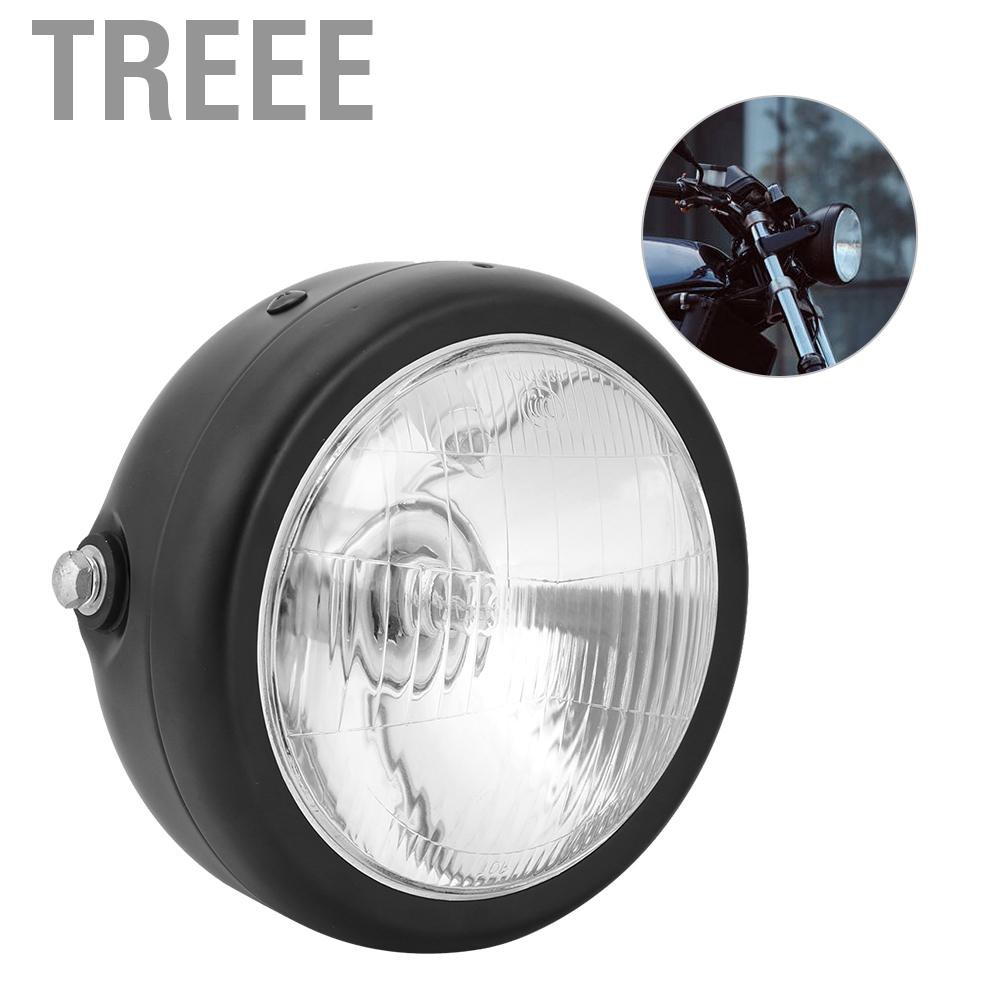 Đèn Pha Tròn Kiểu Retro Cho Xe Mô Tô Cg125 Gn125 Suzuki Yamaha Honda