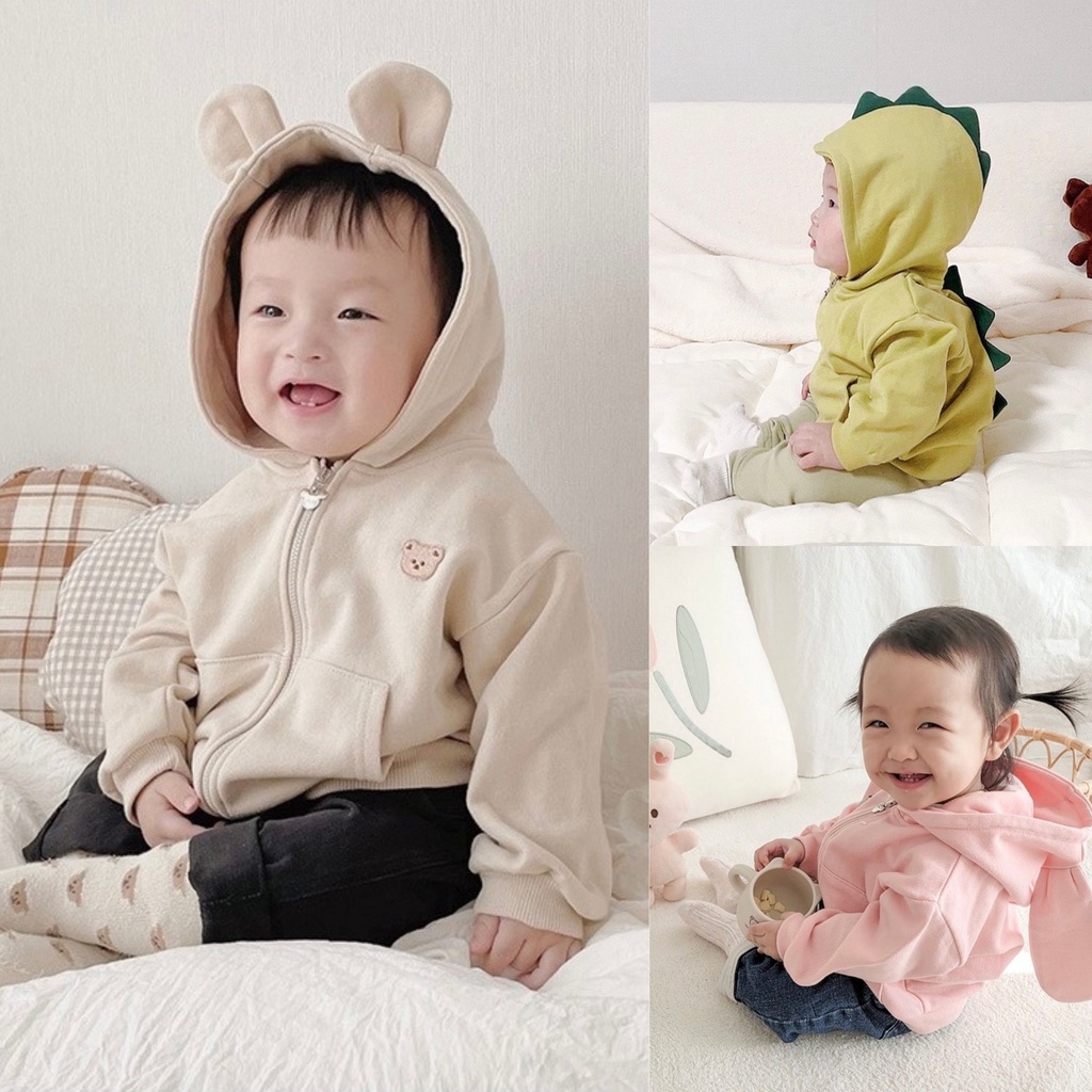 Áo khoác hình ngộ nghĩnh cho bé trai bé gái Thanh hằng baby 7 - 15 kg