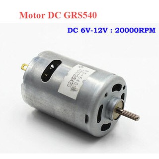 Động cơ 6-12v dc grs540 tốc độ cao