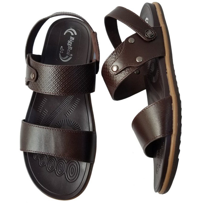 Giày Sandal Nam BIGBEN Da Bò Thật Cao Cấp SD55