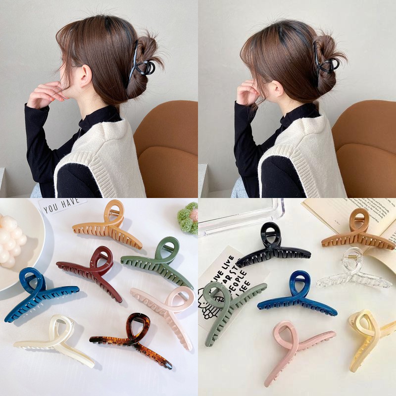 Kẹp Tóc Càng Cua Trong Suốt Cho Nữ