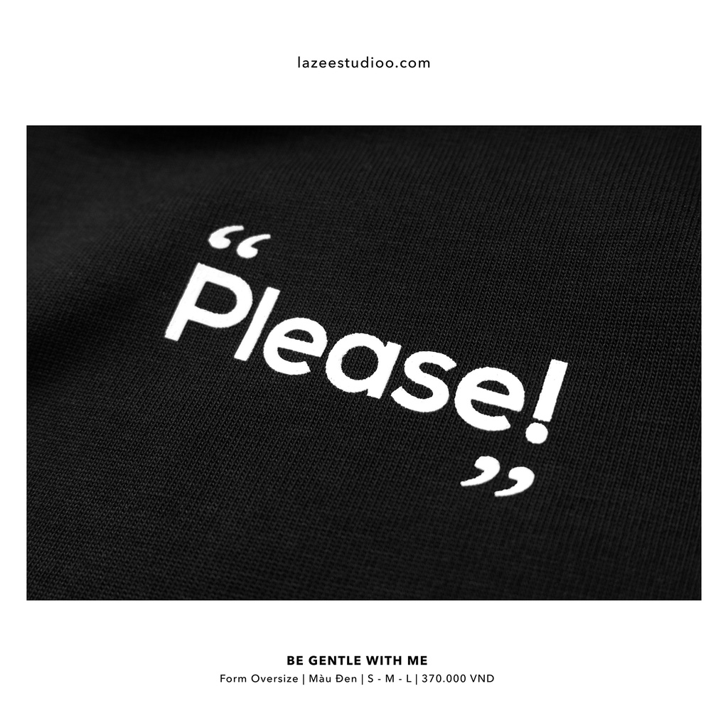 Áo thun - BE GENTLE WITH ME | LAZEE STUDIOO | Nâu Caramel - Đen | Form Oversize