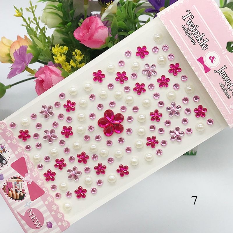 Miếng Dán Hình Đá Kim Cương Nhiều Màu Sắc Dùng Trang Trí Sổ Tay/ Khuôn Mặt