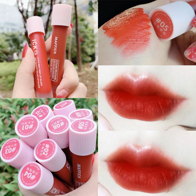 Son kem màu nhung lì không thấm nước 10 màu tùy chọn | BigBuy360 - bigbuy360.vn