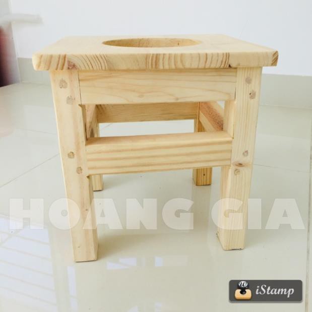 Ghế Xông Bà Đẻ Xông Vùng kín sau sinh - Gỗ Cao Cấp