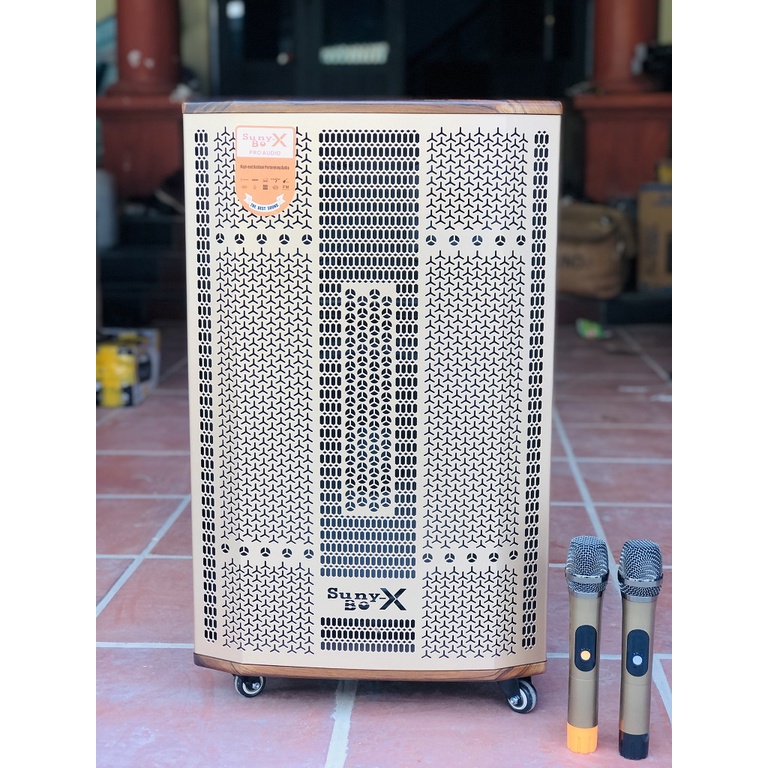 Loa kéo JBL Bass 40 Vỏ Gỗ 3 đường tiếng Cao Cấp, Tặng 2 micro Kim Loại hát Karaoke rất ấm | Bảo hành 12 tháng