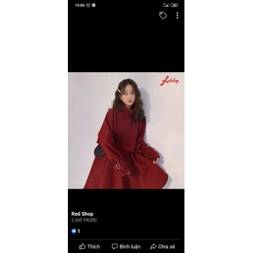 Set váy Lucy red shop