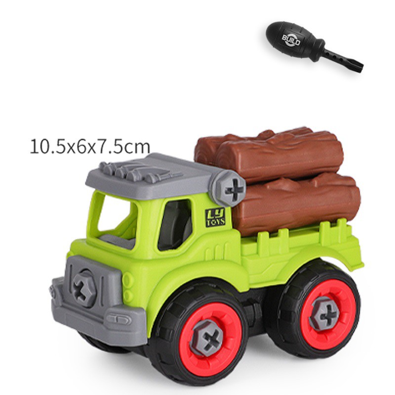 Xe đồ chơi mô hình ô tô tháo lắp dễ dàng hiệu Híp's Toys MODEL 996E bằng nhựa