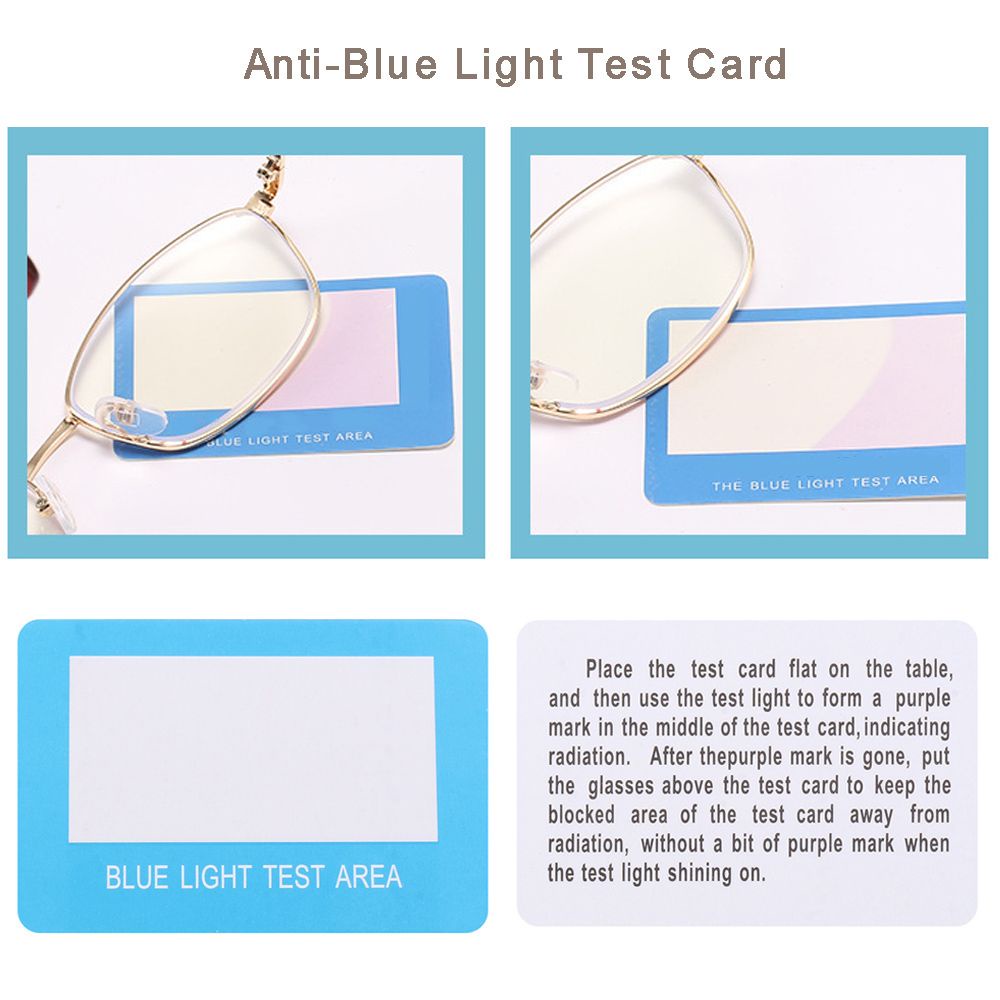 Bộ 5 cái thẻ thử điện chống tia xanh lam UV chuyên dụng