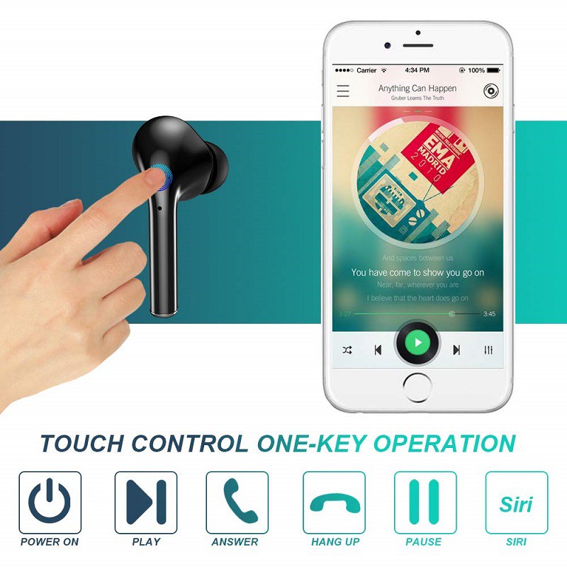 Tai Nghe Không Dây KCO M16 TWS Bluetooth V5.0 Cao Cấp | BigBuy360 - bigbuy360.vn