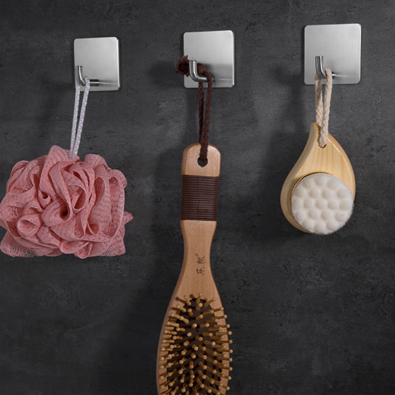 Móc treo dán tường - Móc dính tường INOX 304 chịu lực 5kg - ECO