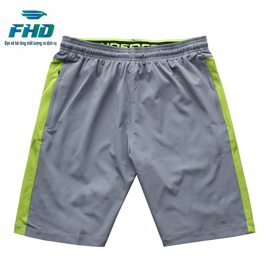 Quần short thể thao nam chất vải dù thấm hút mồ hôi cực tốt thiết kế 2 lớp FHDQ009_2