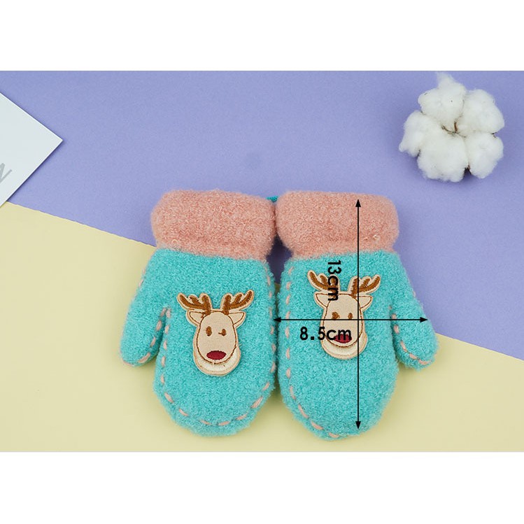 Găng tay cho bé trai bé gái 1-4 tuổi nhiều mẫu noel giáng sinh