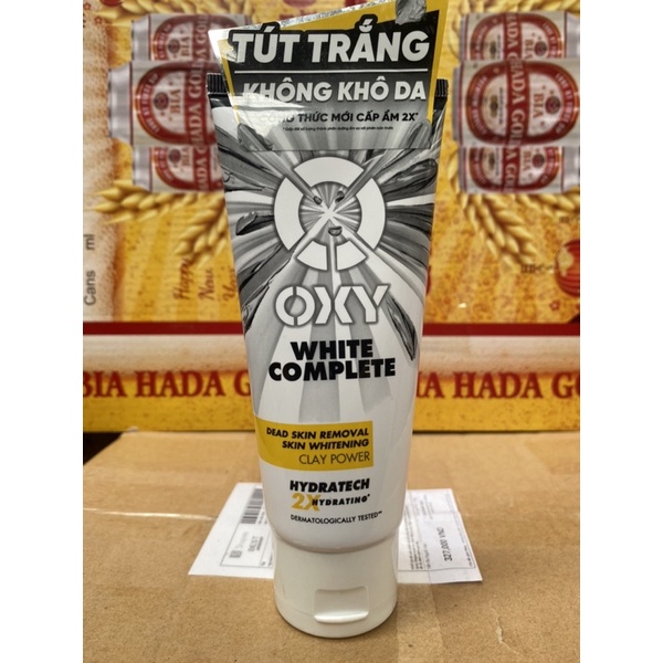 OXY White Complete - Kem rửa mặt tút sáng từ đất sét trắng 100g