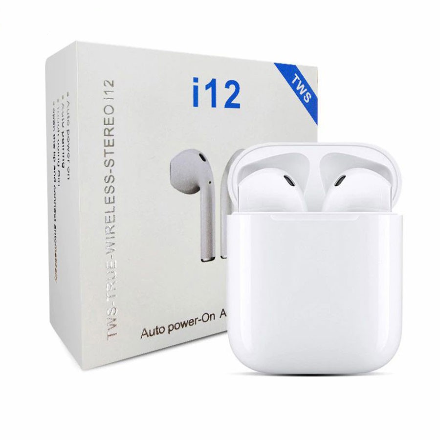 Tai nghe bluetooth i12 cảm ứng 2 bên