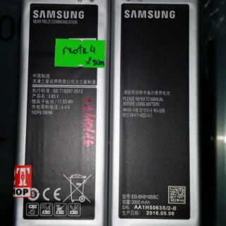 PIN NOTE 4 (2 SIM)- N916 CHÍNH HÃNG ( PIN ZIN CÓ MACH NFC)