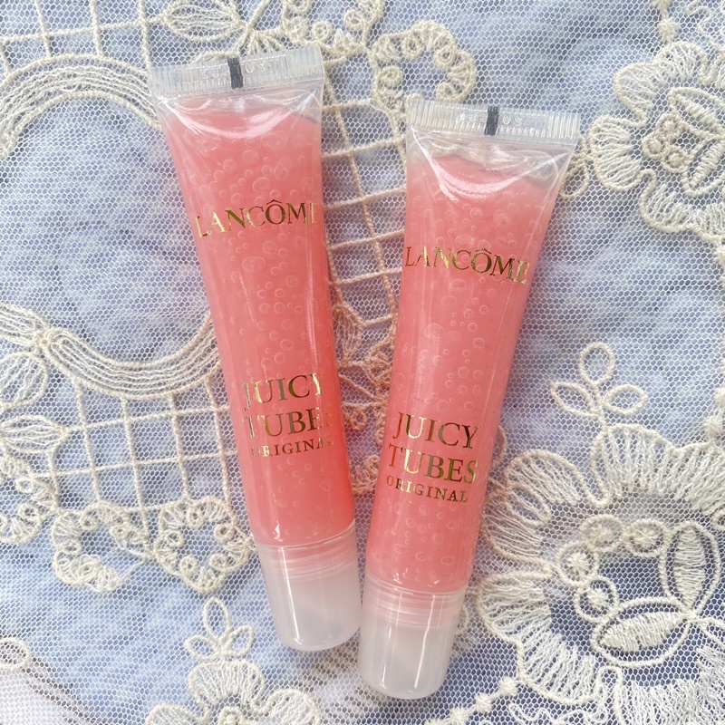 Fullsize 15ML - Son bóng Lancome Tubes Original Lip Gloss 02 Spring Fling - hồng nhạt