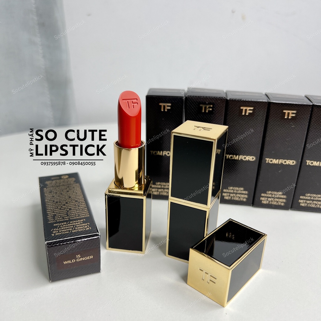 Son Tom Ford TomFord True Coral - Wild Ginger Fullsize Fullbox