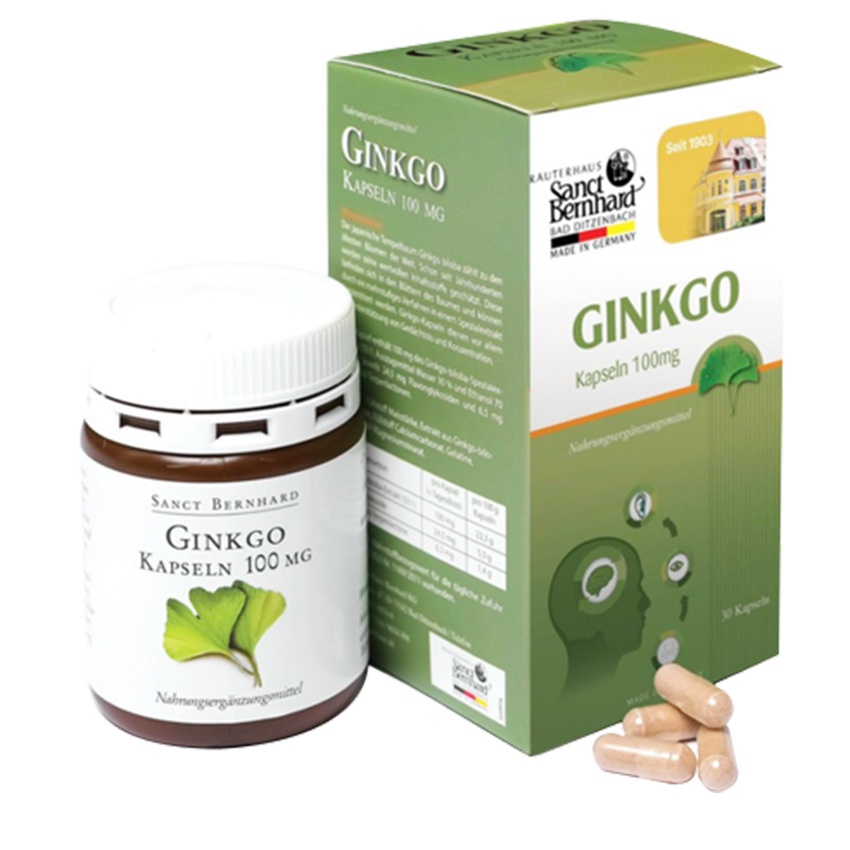 GINKGO KAPSELN 100 MG cải thiện tình trạng suy giảm trí nhớ - Cvspharmacy