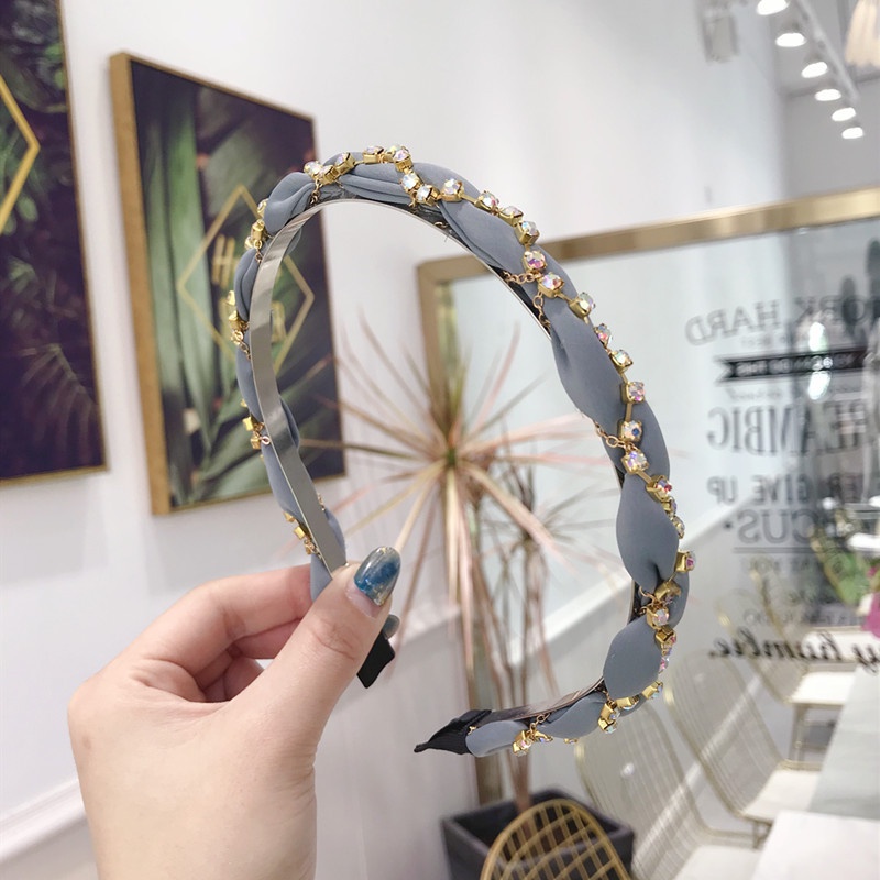 Băng Đô Đính Đá Kim Cương Giả Phong Cách Hàn Quốc