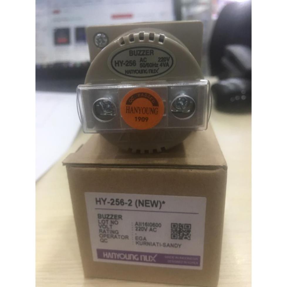 HanYoung Còi báo HY-256(220VAC/24VDC) , phi 25 Hanyoung Nux