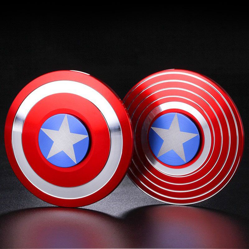 Con Quay Đồ Chơi Spinner BằNg HợP Kim HìNh Captain America