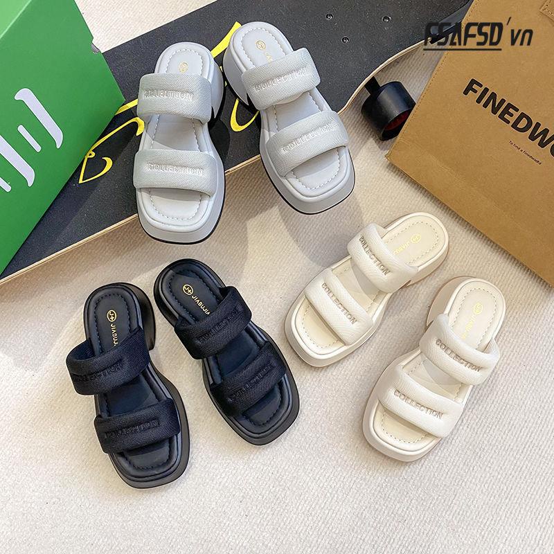Dép Thiết Kế Mới Dày Dặn Thời Trang Mùa Hè Dành Cho Nữ 2022