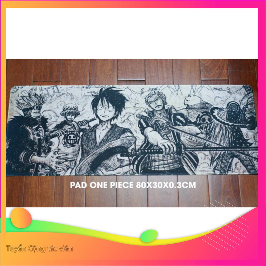 FREE SHIP & FREESHIP Khổ lớn 30 x 80cm, bàn di chuột One Piece cao su chống nước GIÁ TỐT CHỈ CÓ Ở TIỆN ÍCH SHOP GIÁ TỐT 