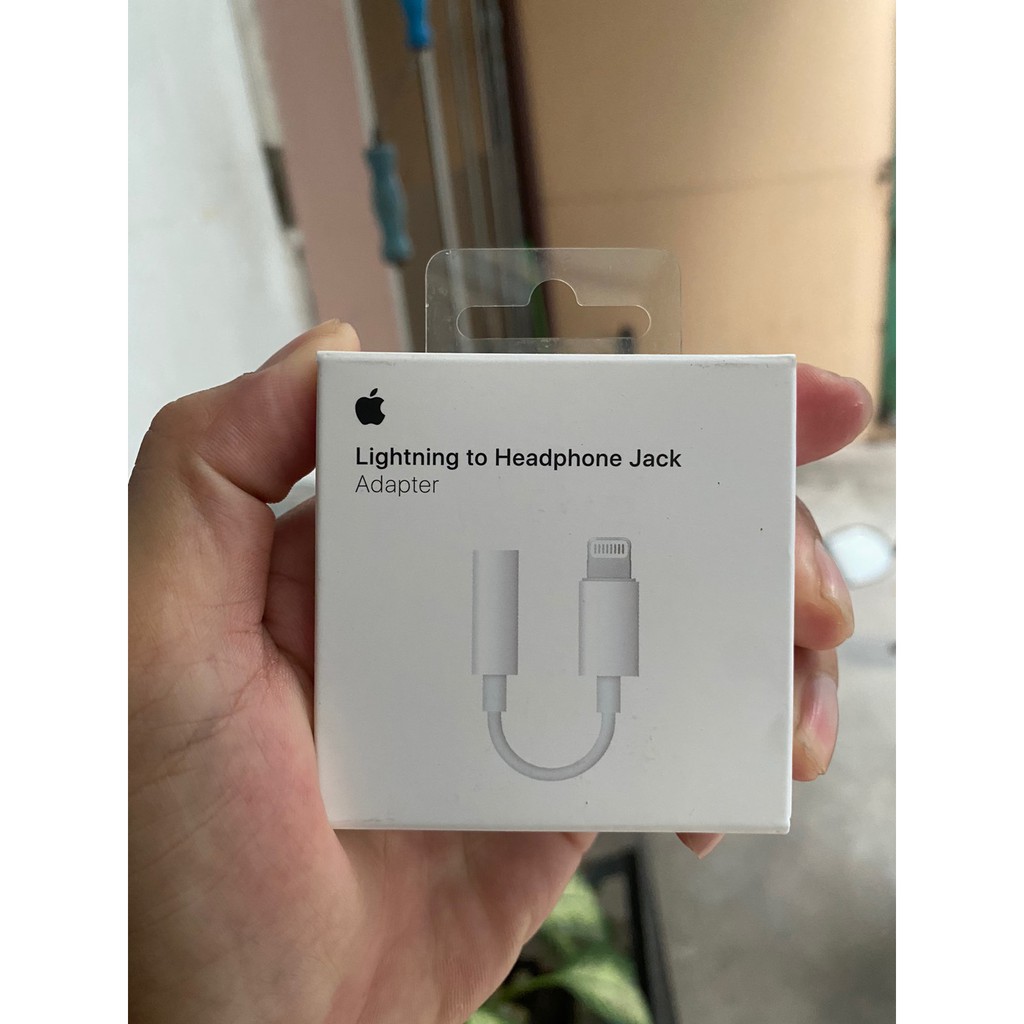 Jack chuyển đổi Apple Lightning to 3.5" (heapdphone) chính hãng Apple