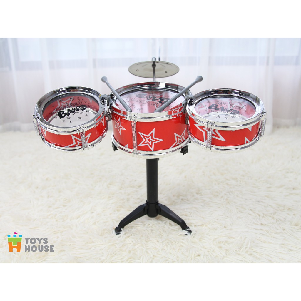 Đồ chơi hướng nghiệp - Bộ trống Jazz Drum cho bé Toyshouse - Nhạc cụ, âm nhạc cho bé yêu 3303