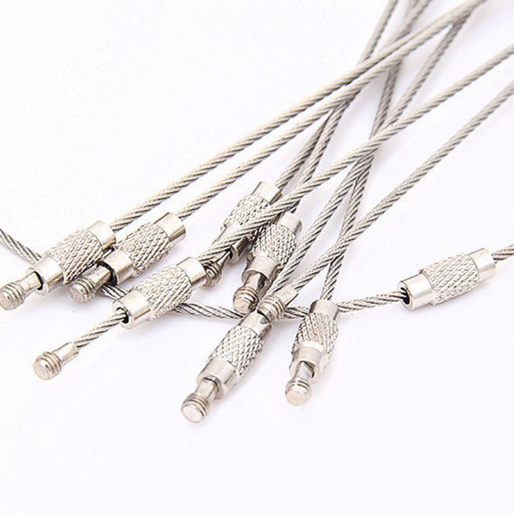 Móc khóa dạng ốc vít bằng thép không gỉ tiện lợi