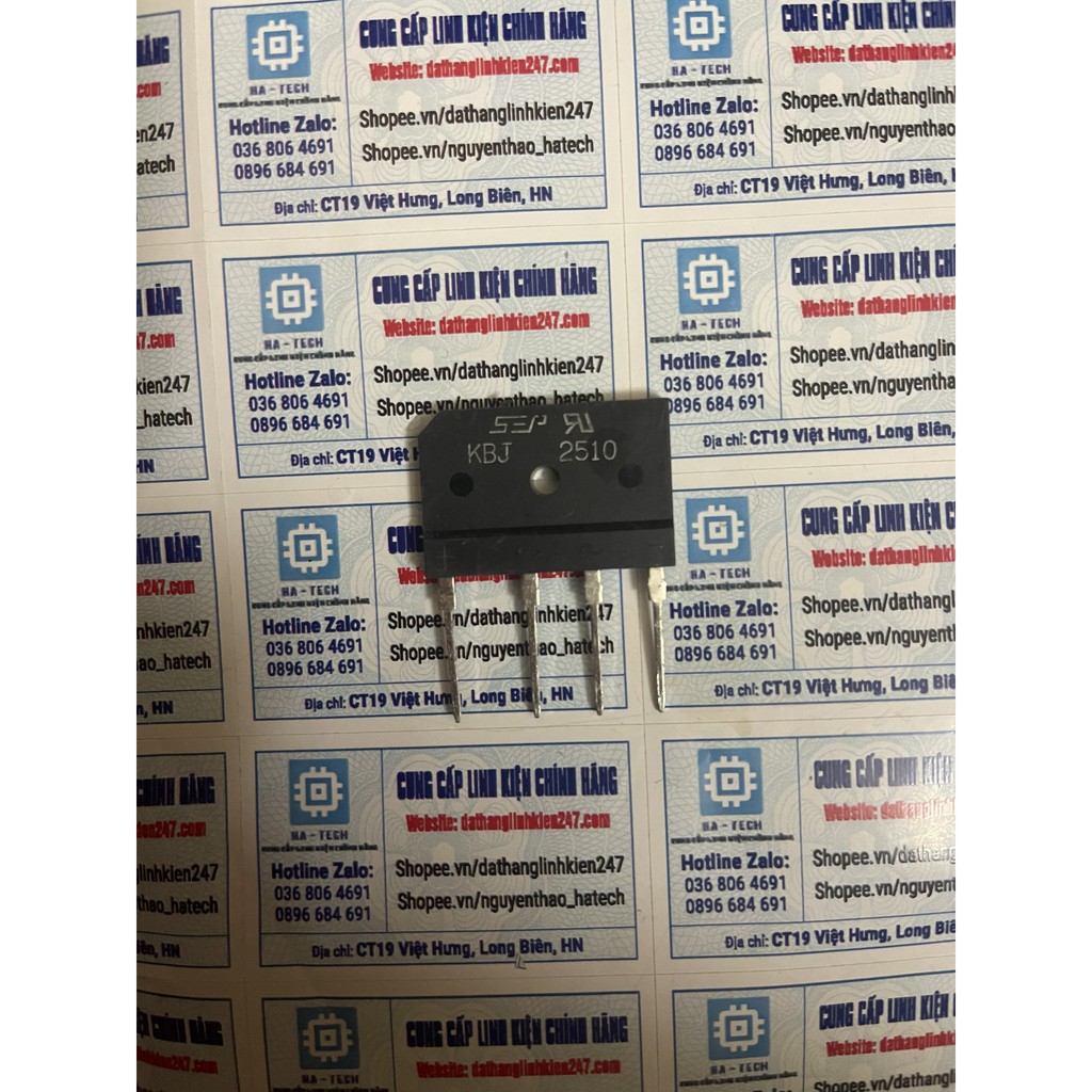 Chỉnh Lưu Cầu GBJ2510 2510 25A 1000V SIP-4 Mới Chính Hãng