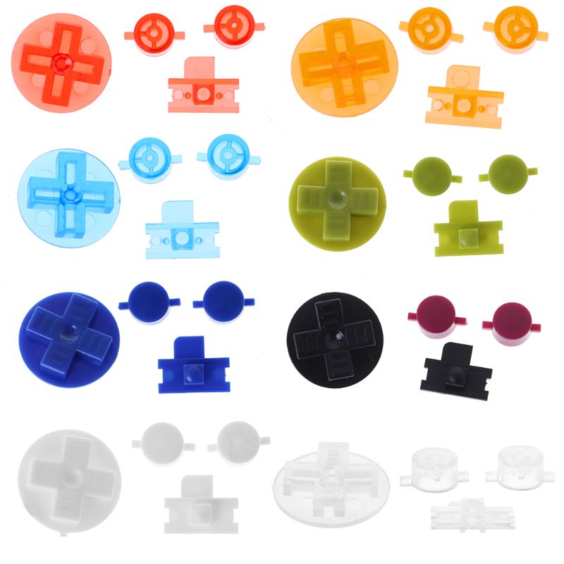 Nama Bộ Nút Nhựa Thay Thế Cho Máy Chơi Game Gameboy Classic GB DMG A B buttons D-pad Butto