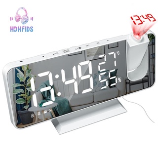 Đồng hồ báo thức thông minh màn hình LED kỹ thuật số để bàn có cổng USB