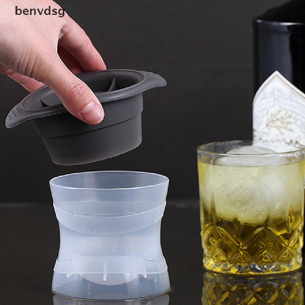 Khuôn silicone làm đá viên hình tròn DIY đẹp mắt